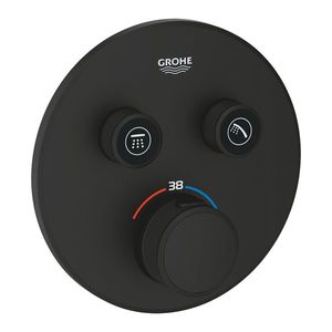 Baterie cada - dus termostatata Grohe Grohtherm SmartControl montaj incastrat necesita corp ingropat phantom black imagine