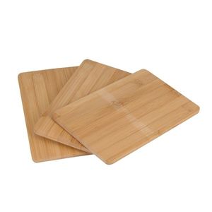 Platou servire din lemn de bambus natur 22x14 cm imagine