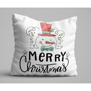 Perna decorativa, Christmas Decoration KRLNTXMAS-10, 43x43 cm, policoton, multicolor imagine