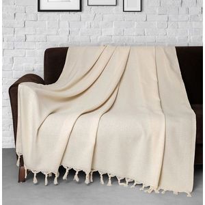 Cuvertura de pat, Trendy - Natural (230), DC Home, Bumbac imagine