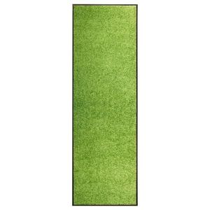 vidaXL Covoraș de ușă lavabil, verde, 60 x 180 cm imagine