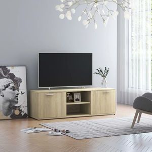 vidaXL Dulap TV, stejar Sonoma, 120 x 34 x 37 cm, lemn prelucrat imagine