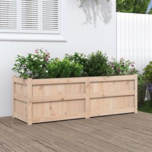 vidaXL Jardinieră de grădină, 150x50x50 cm, lemn masiv de pin imagine