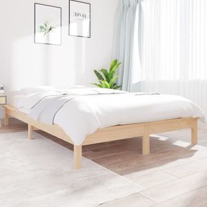 vidaXL Cadru de pat, 180x200 cm, King Size, lemn masiv de pin imagine