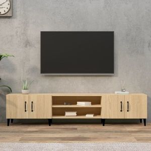 vidaXL Comodă TV, stejar sonoma, 180x31, 5x40 cm, lemn prelucrat imagine