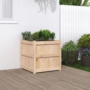 vidaXL Jardinieră de grădină, 60x60x60 cm, lemn masiv de pin imagine