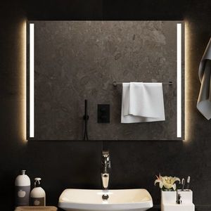 vidaXL Oglindă de baie cu LED, 80x60 cm imagine