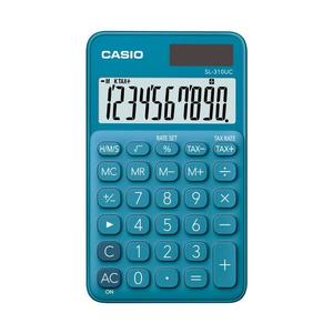 Calculator de buzunar 1xLR54 turcoaz Casio imagine