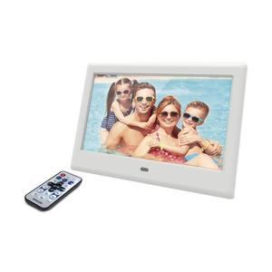 Ramă foto digitală cu difuzor 230V albă Sencor + telecomandă imagine