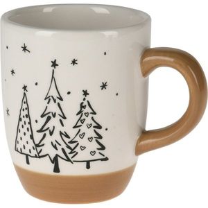 Cană din ceramică Christmas forest I, 350 ml imagine