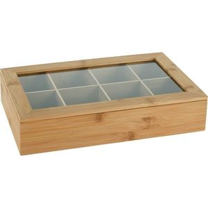 Cutie pentru plicuri de ceai Eh din lemn Natural imagine