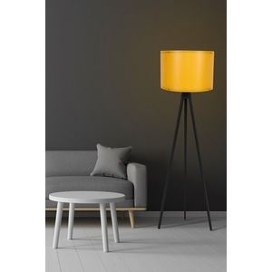 Lampadar, 114, FullHouse, 38 x 145 cm, 1 x E27, 60W, galben/negru imagine