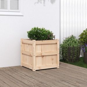 vidaXL Jardiniere de grădină, 50x50x50 cm, lemn masiv de pin imagine