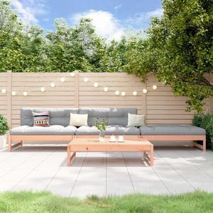 vidaXL Set mobilier relaxare grădină, 4 piese, lemn masiv Douglas imagine