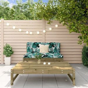 vidaXL Set mobilier relaxare de grădină, 2 piese, lemn de pin tratat imagine