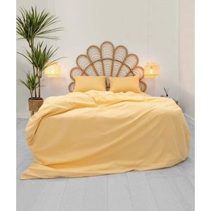 Lenjerie de pat pentru o persoana, Pacifico - Yellow, Elliott, 50% bumbac / 50% poliester imagine