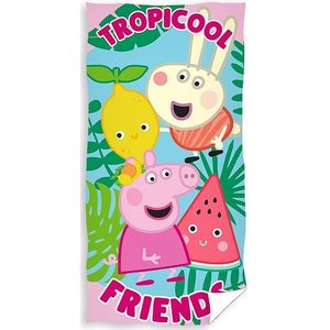 Prosop Peppa Pig Tropicool Friends, 70 x 140 cm imagine