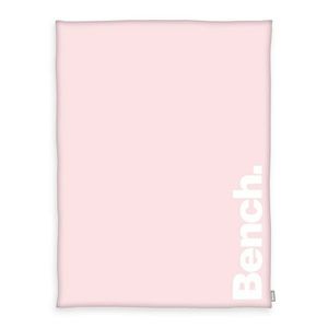 Pătură Bench roz deschis, 150 x 200 cm imagine