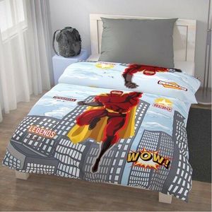 Lenjerie de pat din bumbac Kvalitex Superhero, 140 x 200 cm, 70 x 90 cm imagine