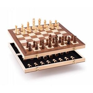 Joc regal de șah Popular, 38 x 20 x 5, 5 cm imagine