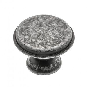 Buton pentru mobila Cento, finisaj argint antichizat GT, D: 28 mm imagine