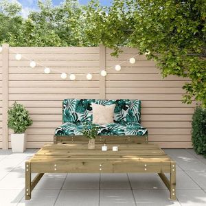 vidaXL Set mobilier relaxare de grădină, 2 piese, lemn de pin tratat imagine