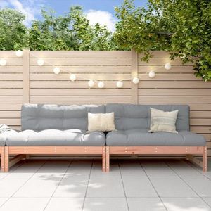 vidaXL Canapele de mijloc grădină 2 buc. 120x80cm lemn masiv douglas imagine