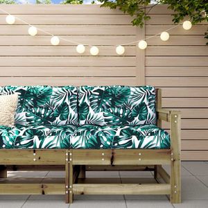 vidaXL Canapea de colț pentru grădină, lemn de pin impregnat imagine