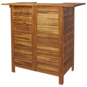 vidaXL Masă de bar, 110 x 50 x 105 cm, lemn masiv de acacia imagine