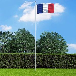 vidaXL Steag Franța, 90 x 150 cm imagine