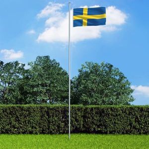 vidaXL Steag Suedia, 90 x 150 cm imagine