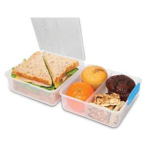 Set 2 cutii alimente din plastic colorat Sistema Lunch Cube To Go 1.4L imagine