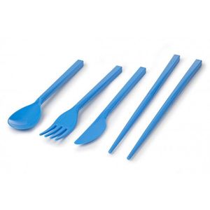 Set tacamuri plastic diverse culori Sistema Cutlery To Go imagine