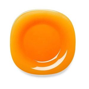 Farfurie adanca sticla portocalie Bormioli Venezia 23 cm imagine