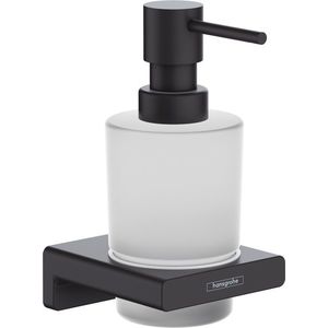 Dispenser sapun lichid Hansgrohe AddStoris negru mat imagine