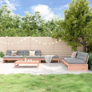 vidaXL Set mobilier relaxare grădină, 6 piese, lemn masiv Douglas imagine