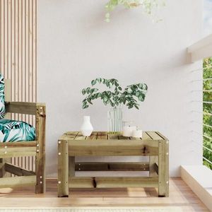vidaXL Taburet de grădină, lemn de pin impregnat imagine