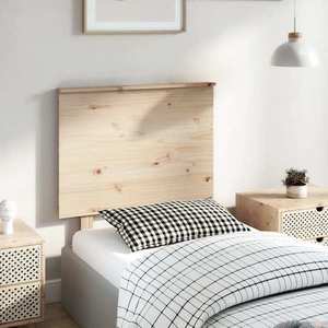vidaXL Tăblie de pat, 79x6x82, 5 cm, lemn masiv de pin imagine