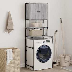 vidaXL Dulap mașină de spălat, gri sonoma, 68x48, 5x194 cm imagine
