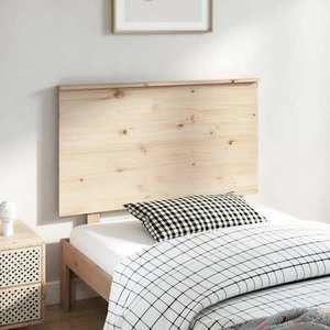 vidaXL Tăblie de pat, 104x6x82, 5 cm, lemn masiv de pin imagine