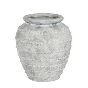 Vaza Pearl din teracota gri 54x60 cm imagine