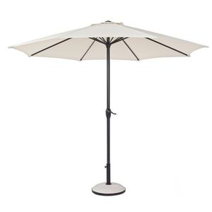 Umbrela pentru gradina/terasa Kalife, Bizzotto, Ø300 cm, stalp Ø46/48 mm, aluminiu/poliester, ecru imagine