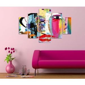 Tablou decorativ multicanvas Miracle Abstract, 236MIR2940, Multicolor imagine