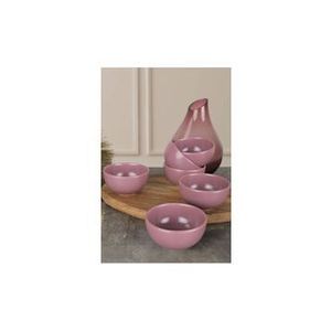Set 6 boluri Keramika, 110 ml, 275KRM1134, ceramica, Lila imagine
