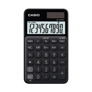Calculator de buzunar 1xLR54 negru Casio imagine