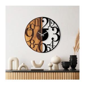 Ceas de perete d. 56 cm 1xAA lemn/metal imagine