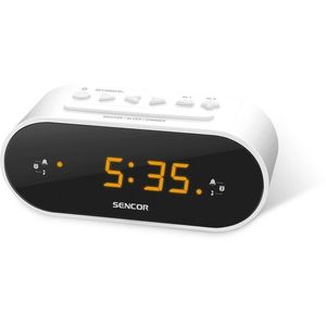 Sencor SRC 1100 W Radio cu ceas, alb imagine