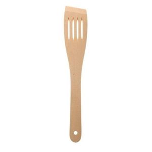 Spatula cu gauri pentru vase teflon, Practic, 29.5 cm, lemn de fag imagine