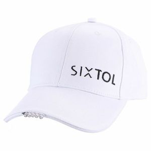 Șapcă cu LED Sixtol B-CAP 25lm, USB, uni, alb imagine
