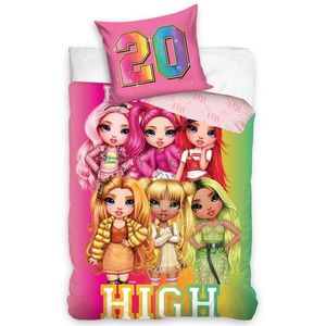 Lenjerie de pat pentru copii Păpușile RainbowHigh Color Style, 140 x 200 cm, 70 x 90 cm imagine